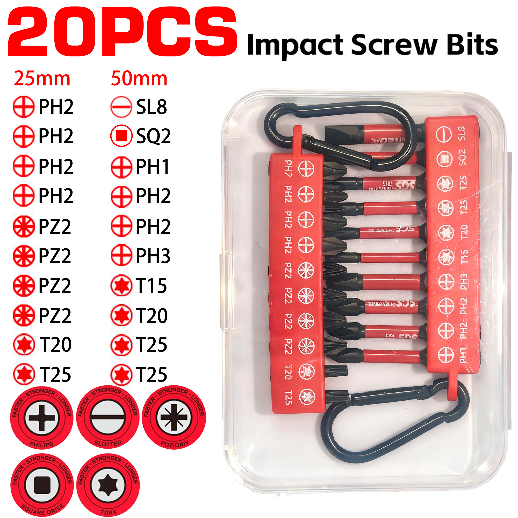 Home Automation System Diy - High-Torque Precision Impact Bit Set, S2