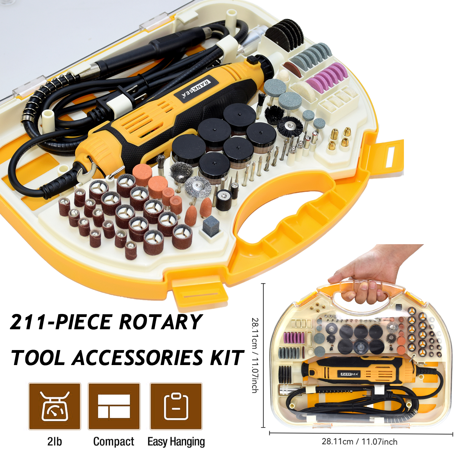 Diy Automation - Rotary Tool Kit, Equipped With Flex