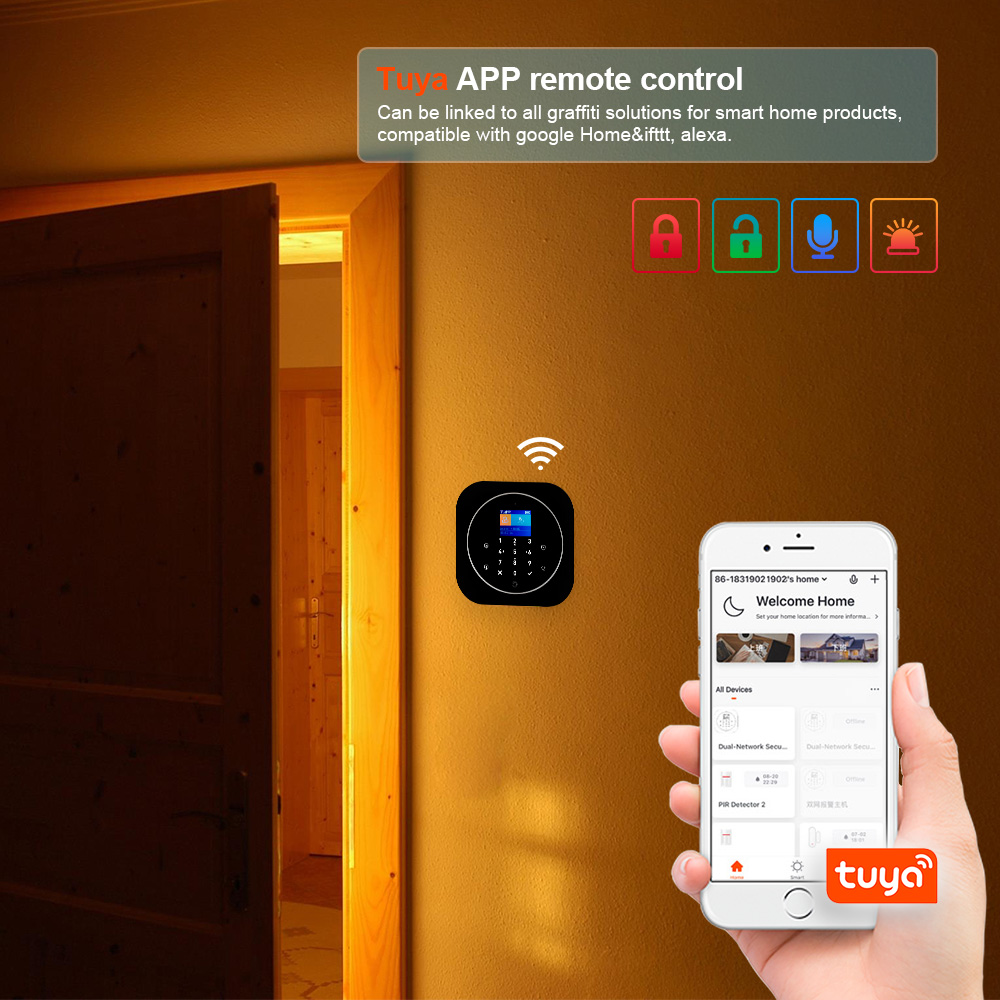 KERUI G12 2G Wifi Wireless Hom - Home Automation System Diy 리뷰 및 가격