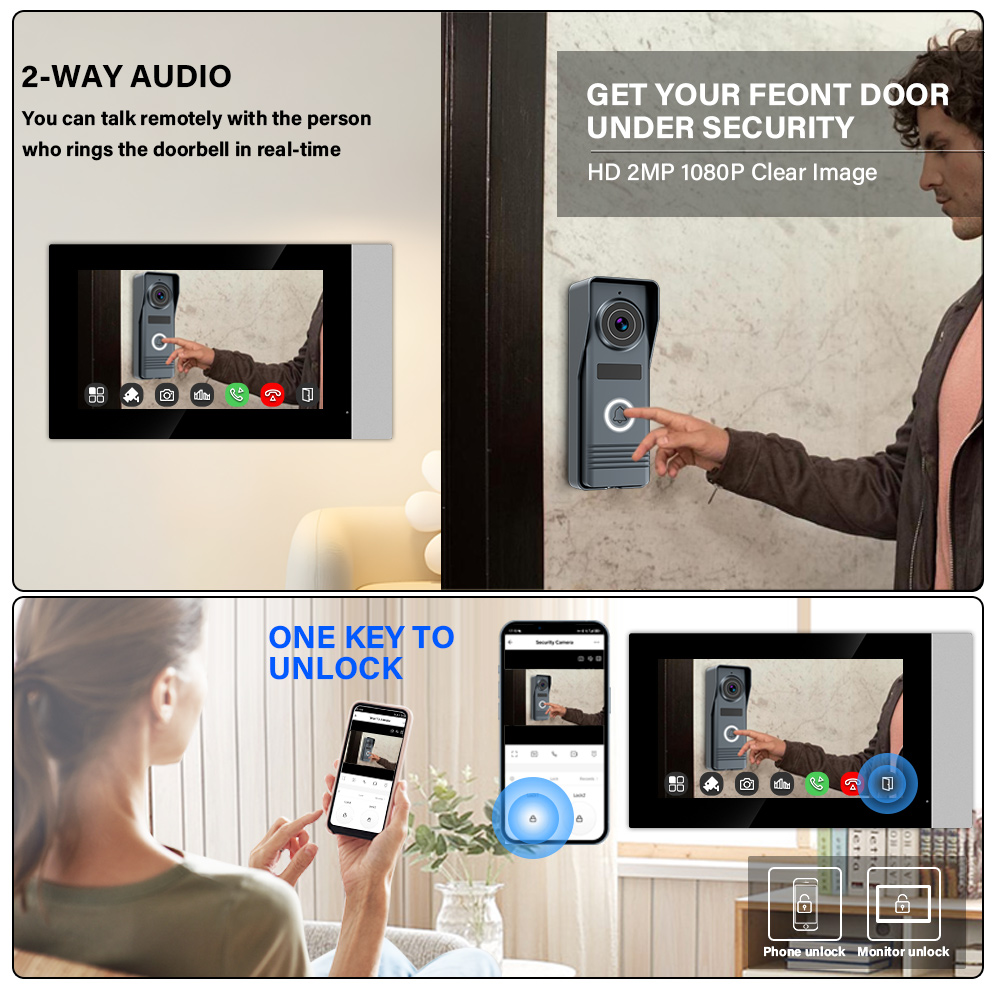 2-Wires Smart Home Tuya Wifi 1 - Smart Doorbell Wired 리뷰 및 가격