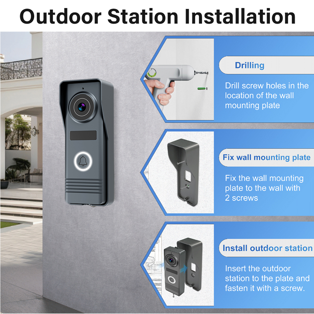 2-Wires Smart Home Tuya Wifi 1 - Smart Doorbell Wired 리뷰 및 가격