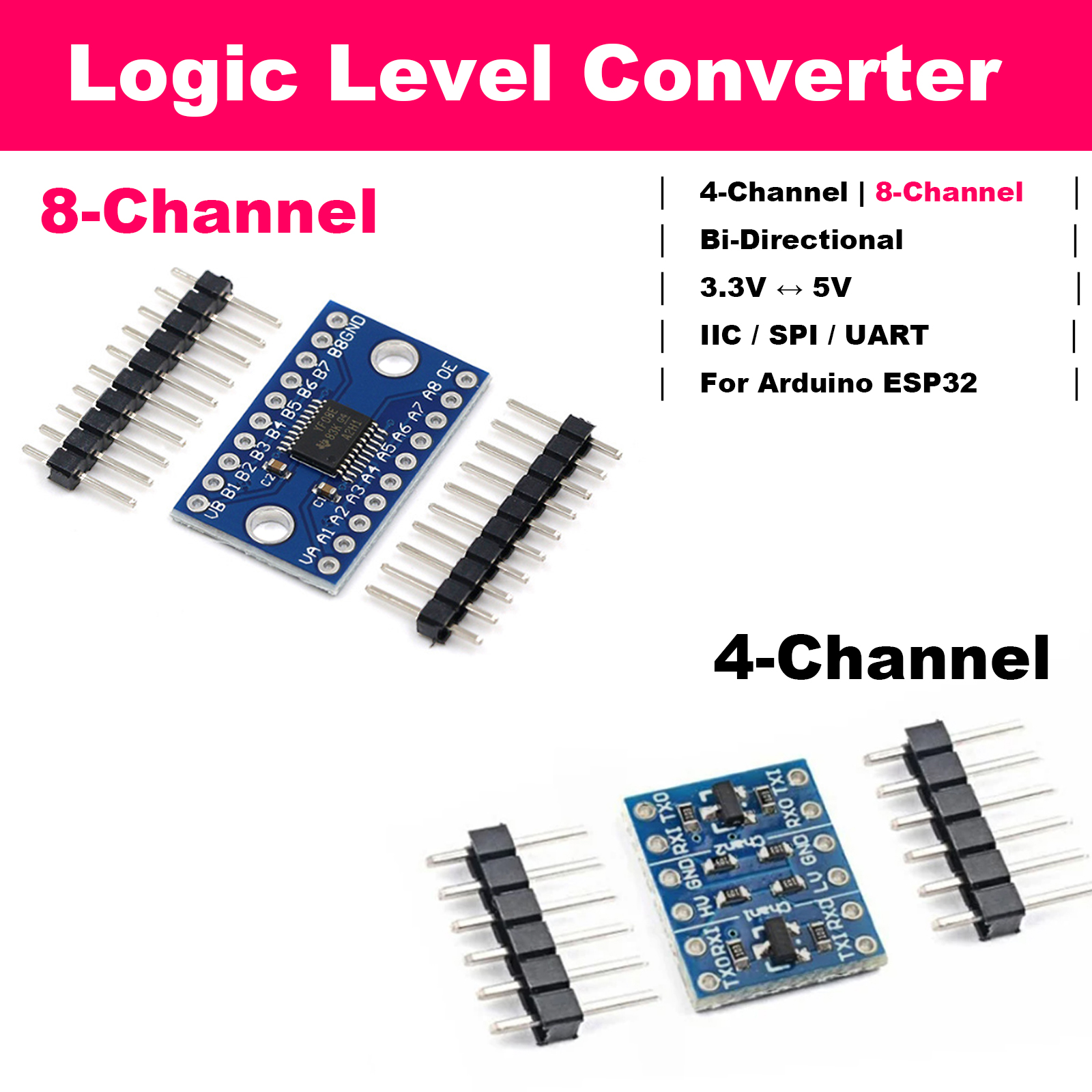 Bi-Directional Logic Level Shi - Level Shifter 3.3V 리뷰 및 가격