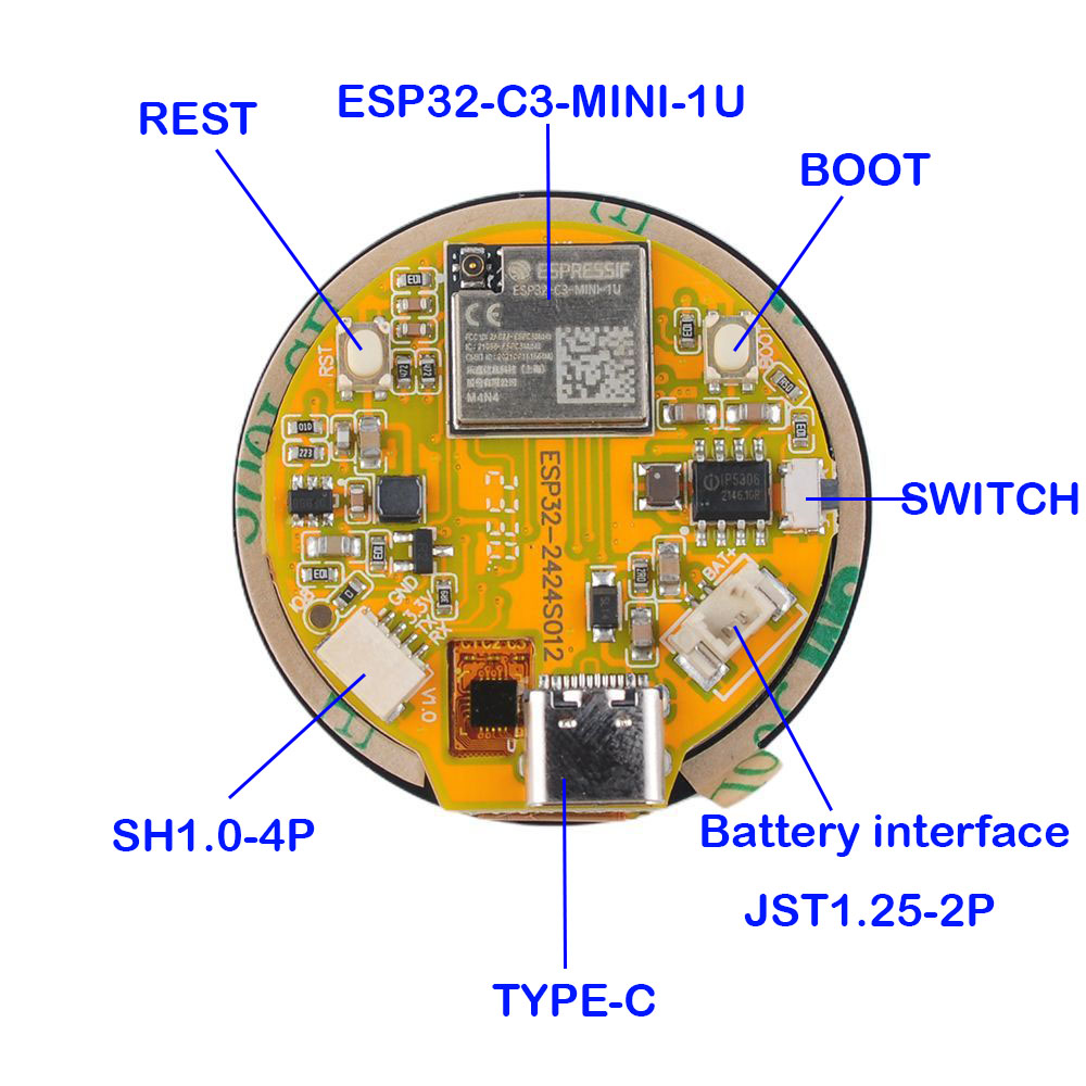 ESP32 Display 1.28 inch ESP32- - Home Automation Arduino 리뷰 및 가격