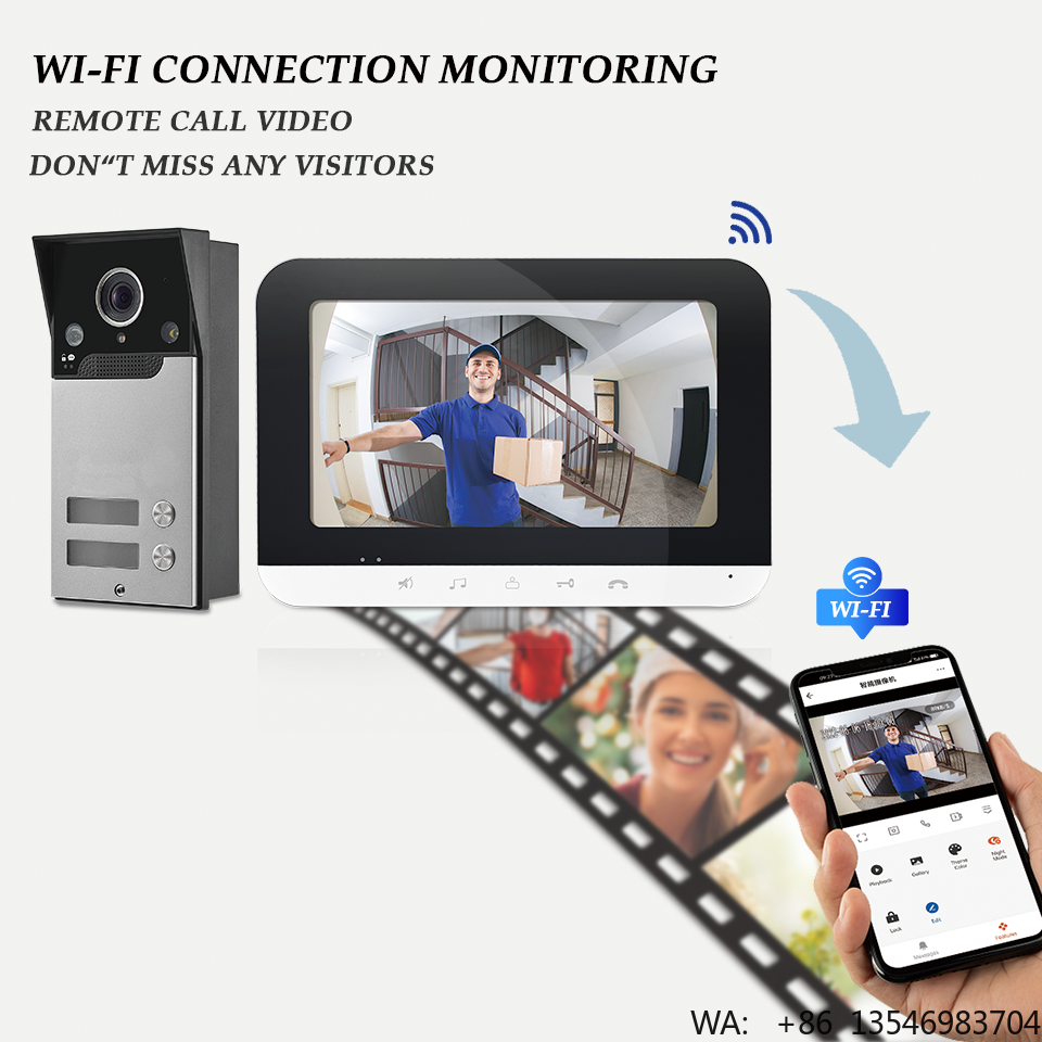 Factory Price 7 Inch Touch Key - Smart Doorbell Wired 리뷰 및 가격