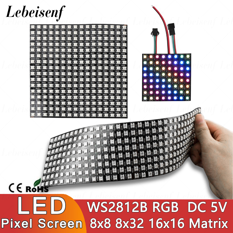 LED Digital Pixels Screen WS28 - Rgb Led Matrix 8X8 리뷰 및 가격
