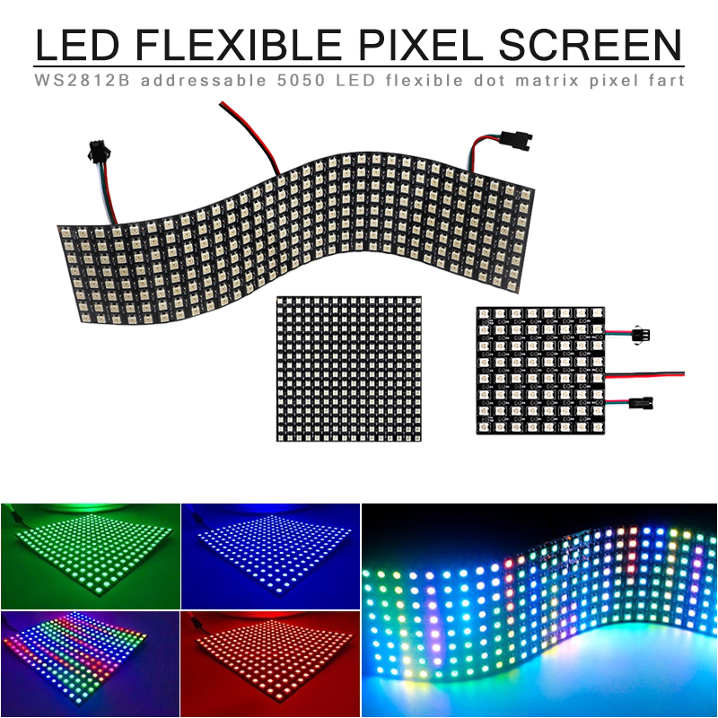 LED Digital Pixels Screen WS28 - Rgb Led Matrix 8X8 리뷰 및 가격