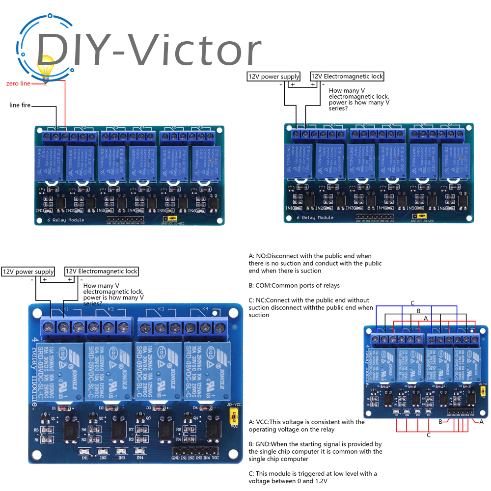 1 2 4 6 8 Channel DC 5V 12V Re - Relay 8 Channel Board 리뷰 및 가격
