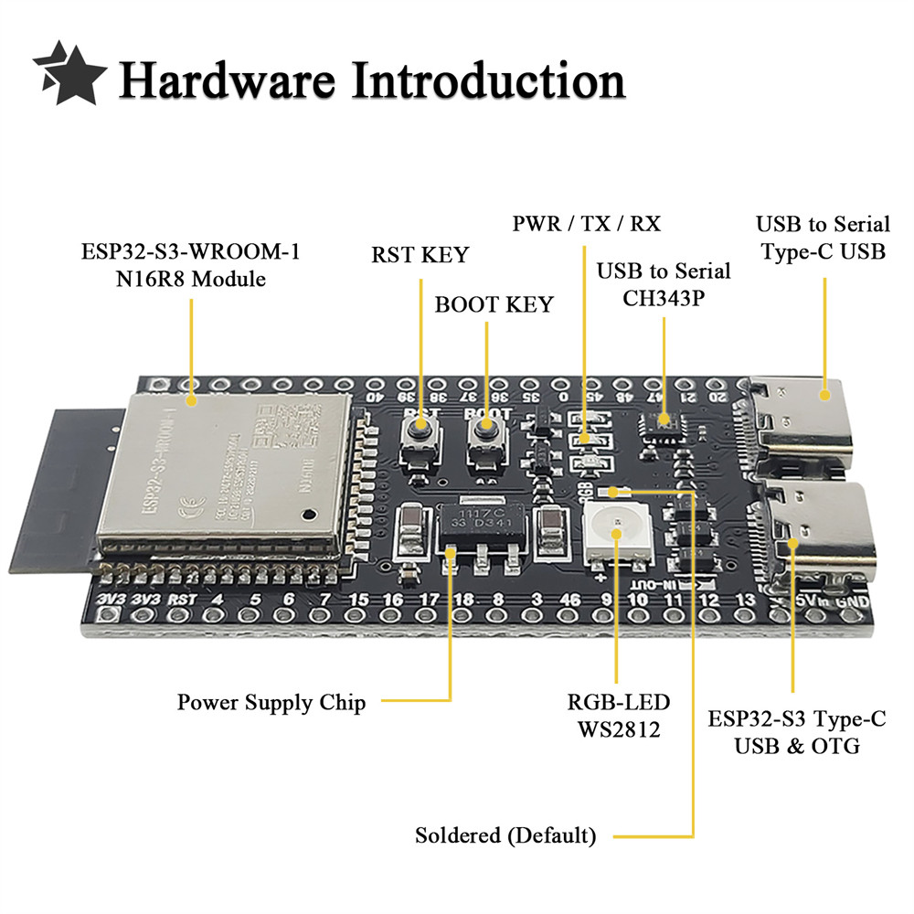 ESP32-S3 N16R8 Development Boa - Keys Diy Home Automation Kit With Esp32 리뷰 및 가격