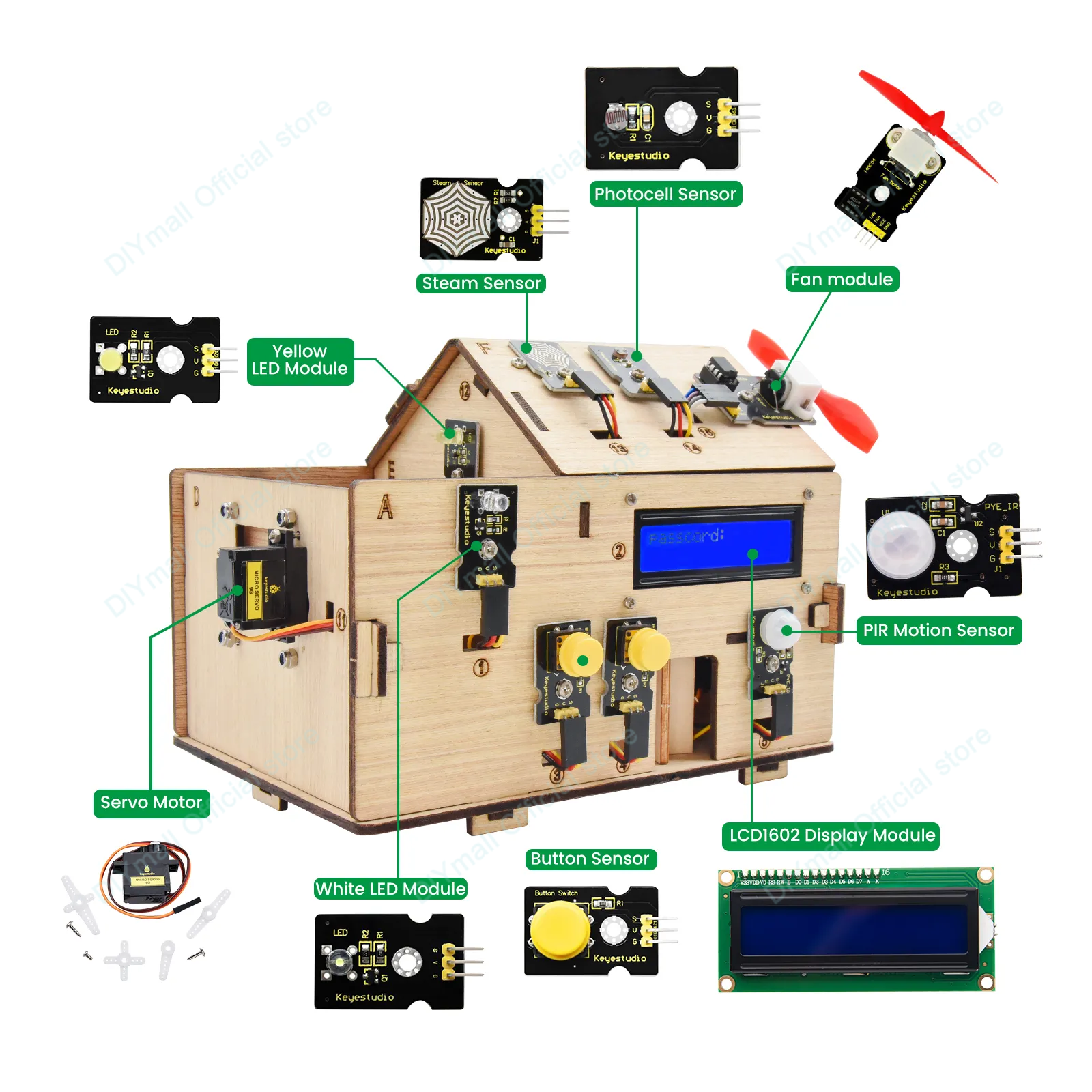 Keyestudio Smart IoT Home Kit  - Home Automation Arduino 리뷰 및 가격