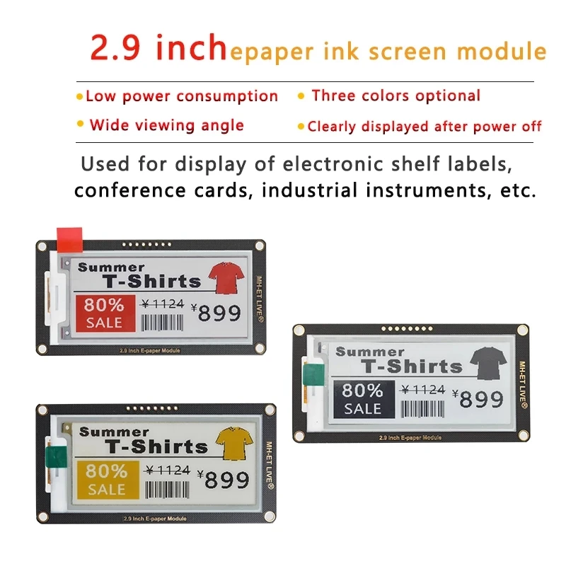 Inch Epaper Module E-paper E-I - Display Epaper 2.9 리뷰 및 가격