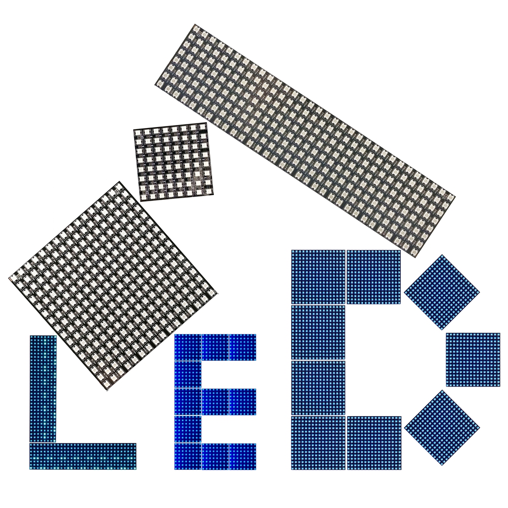 DC5V WS2812B 8*8 16*16 8*32 Fl - Rgb Led Matrix 8X8 리뷰 및 가격