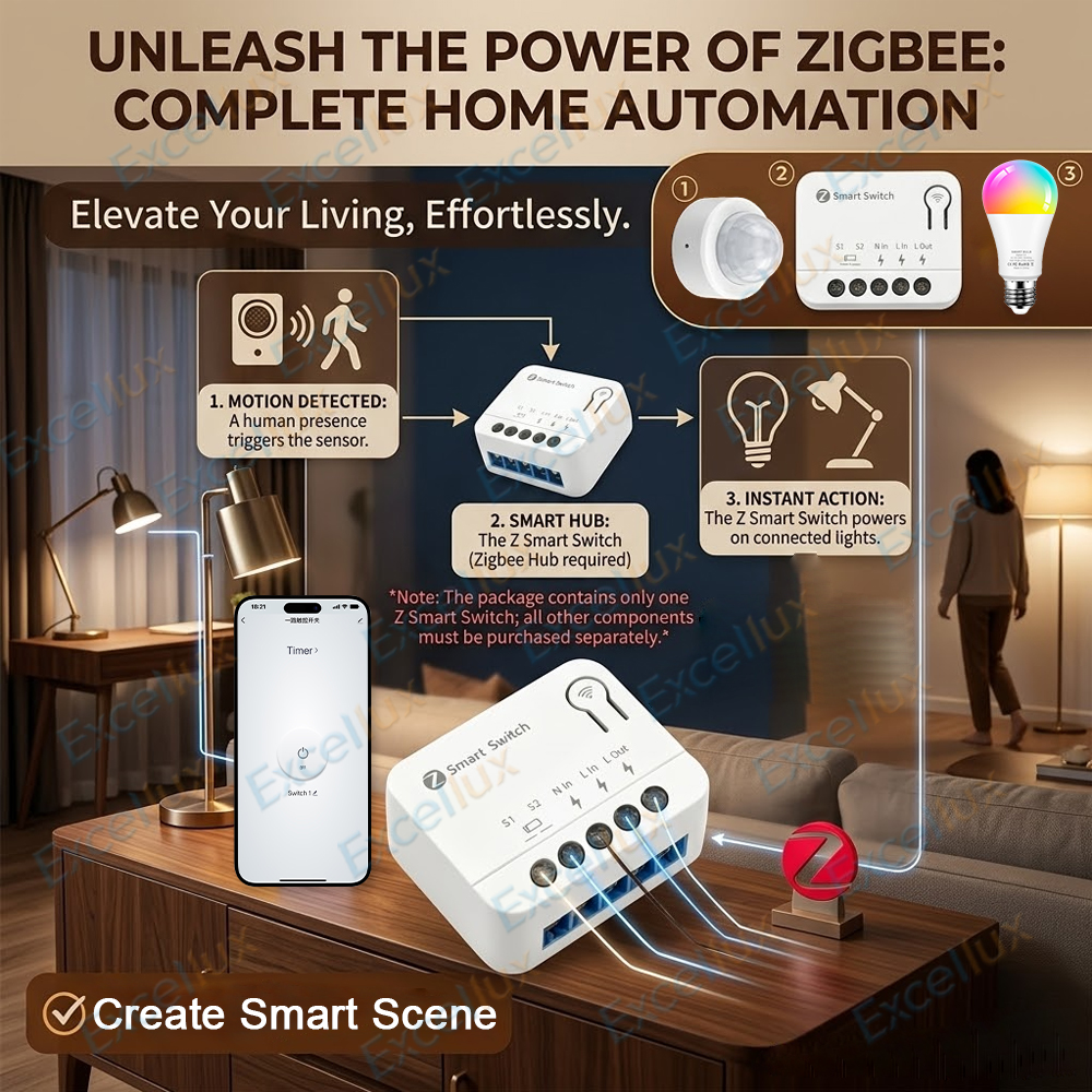 Ultra Mini ZigBee Smart Switch - Diy Home Automation Hub 리뷰 및 가격