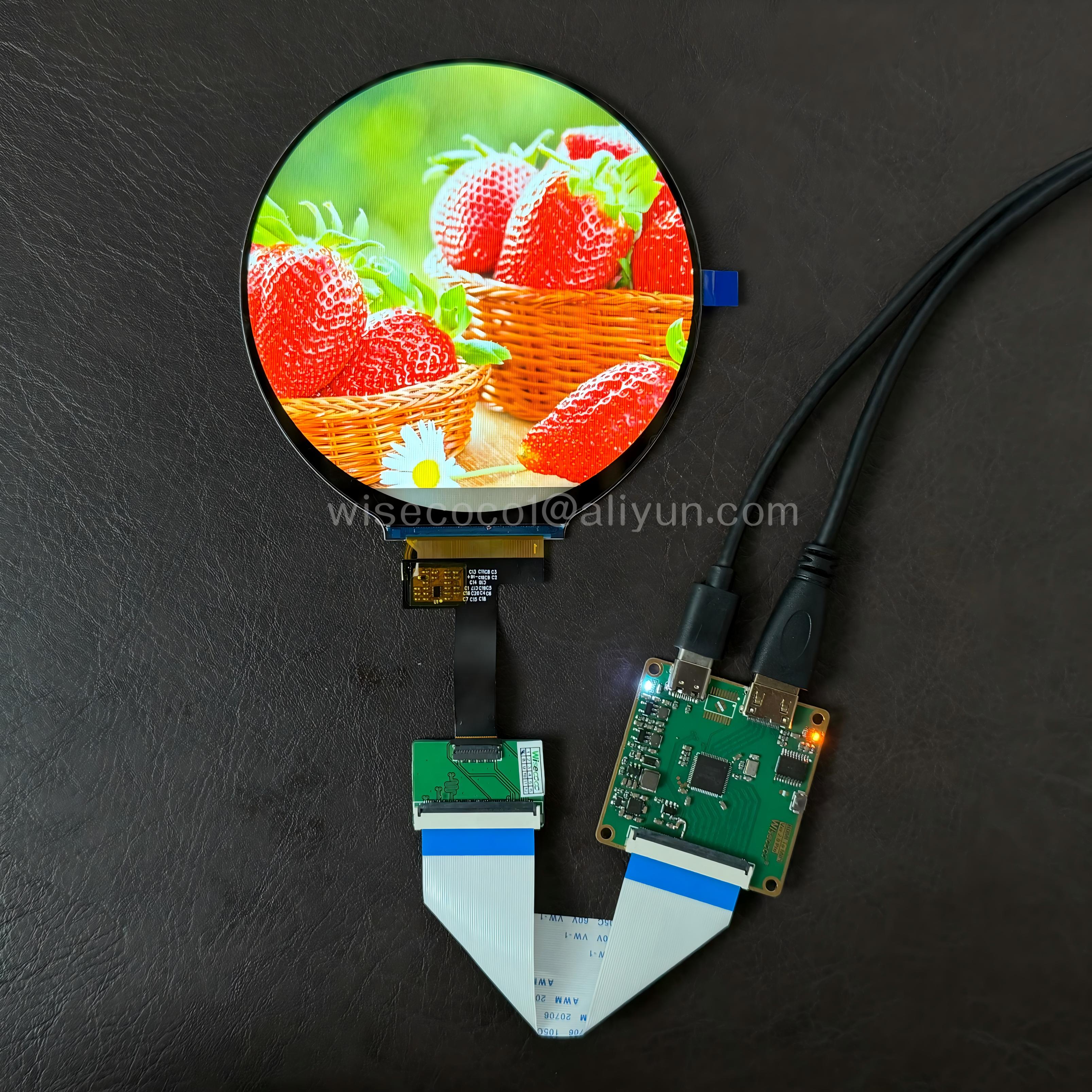 Wisecoco 4 Inch Round LCD Disp - Home Automation Raspberry Pi 리뷰 및 가격