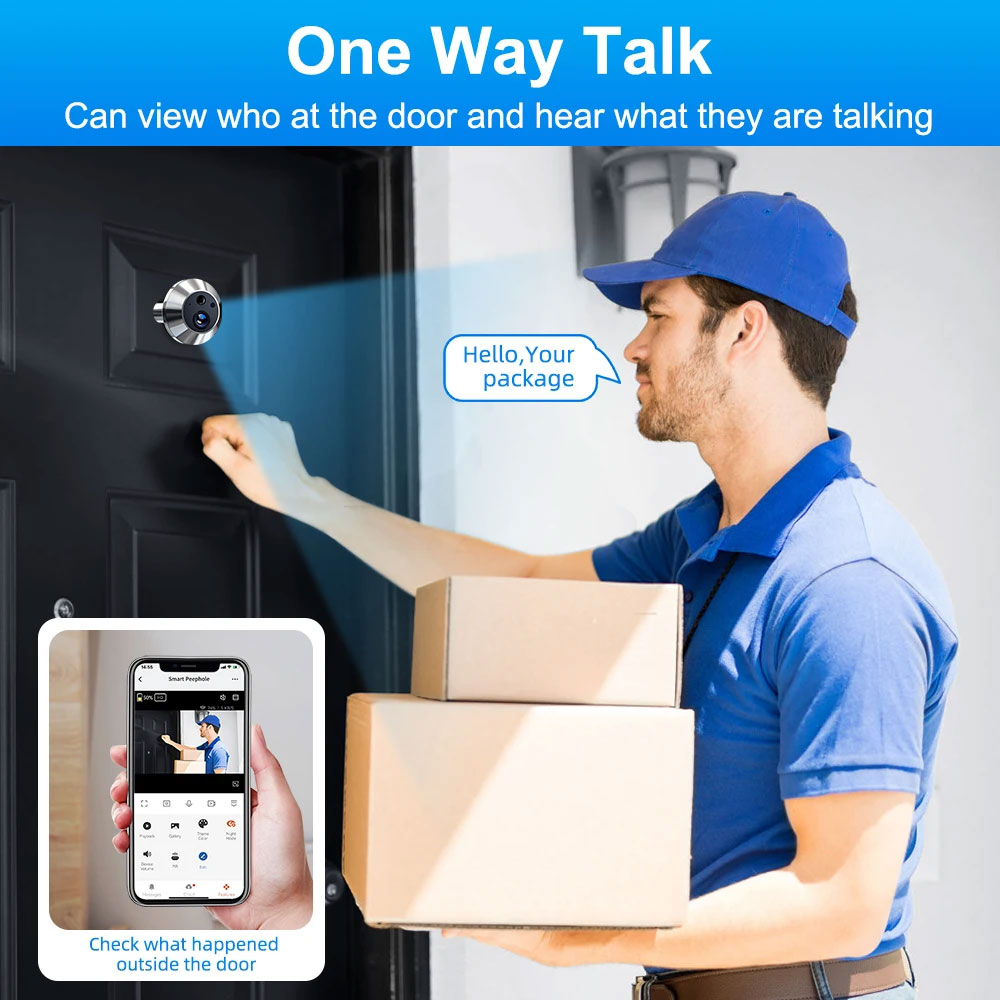 Tuya Smart 5MP 140° Wide View  - Smart Doorbell Wired 리뷰 및 가격