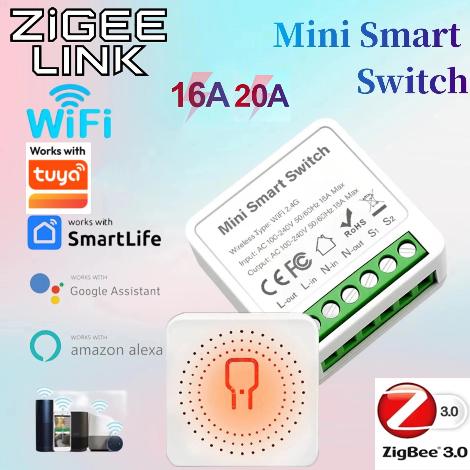 For Tuya Mini Smart WiFi Switc - Diy Automation 리뷰 및 가격