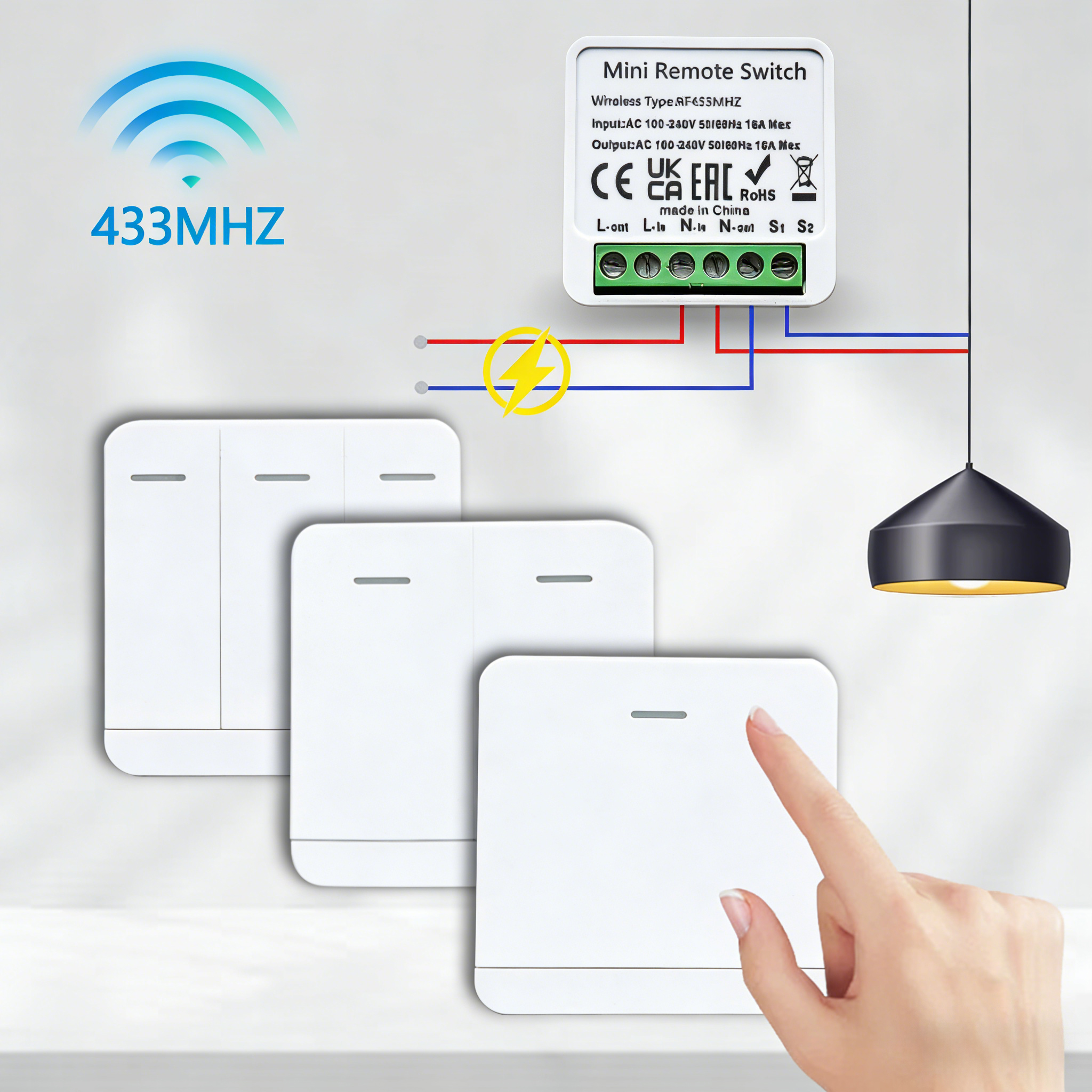RF 433MHz Smart DIY Wireless S - Diy Home Automation System 리뷰 및 가격