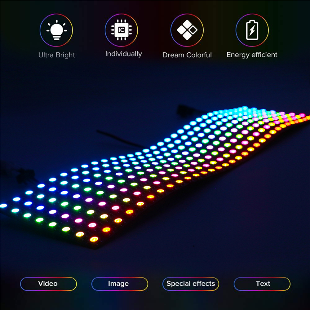 WS2812B SMD5050 RGB Panel LED  - Rgb Led Matrix 8X8 리뷰 및 가격