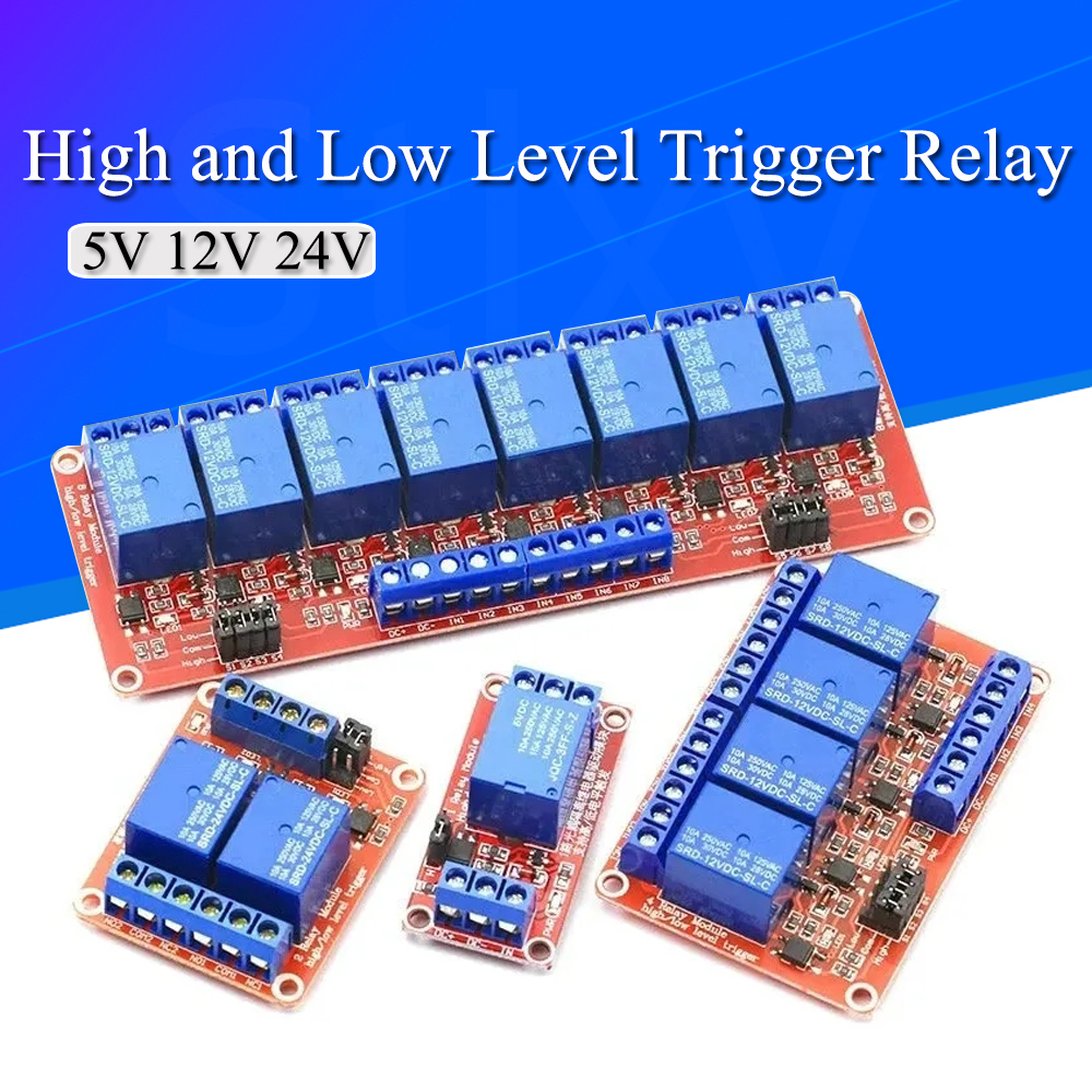 DC 5V 12V 24V 1 2 4 6 8 Channe - Relay 8 Channel Board 리뷰 및 가격