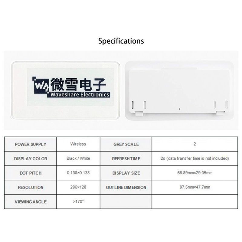 New  2.9 Inch Wireless NFC-Pow - Display Epaper 2.9 리뷰 및 가격