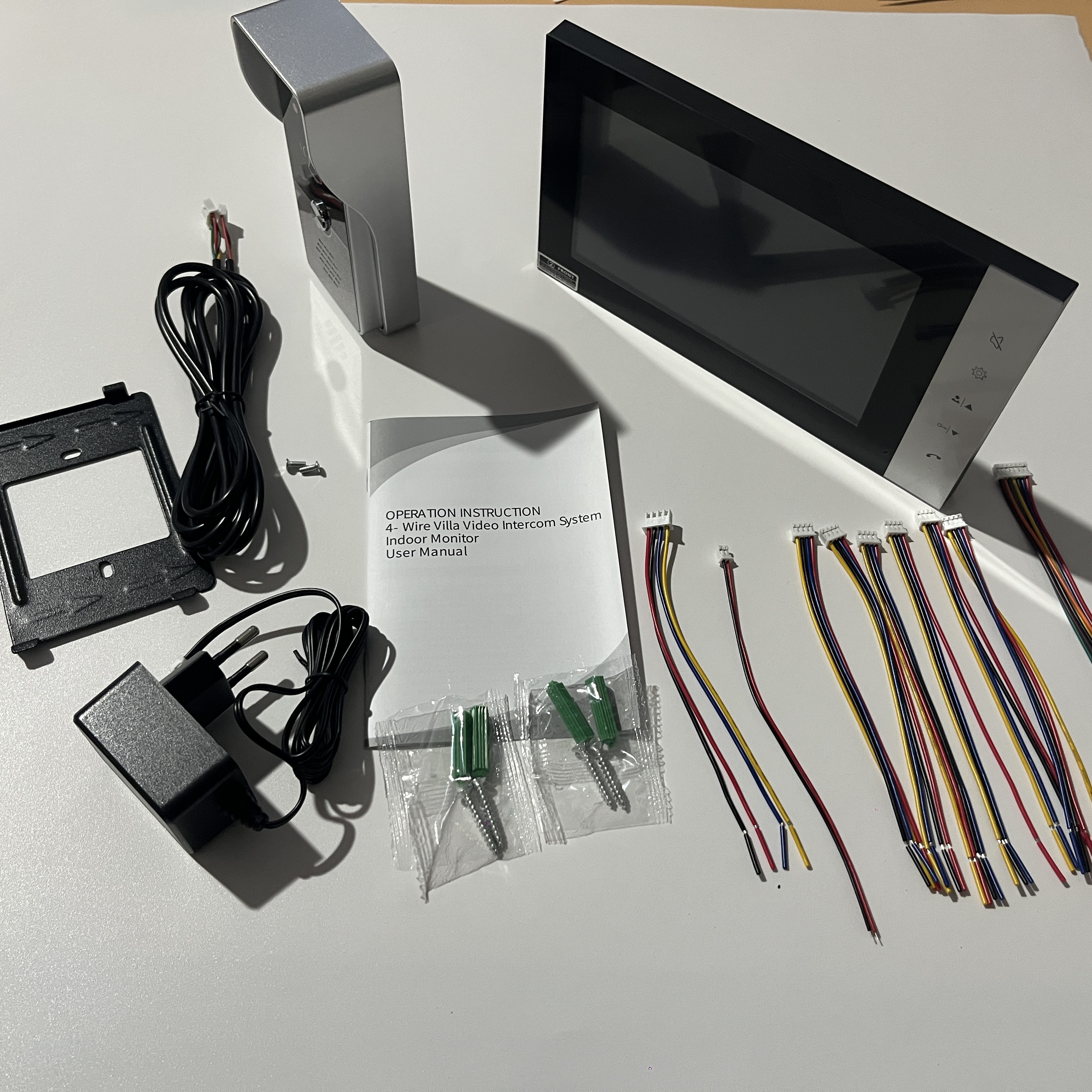 4 Wire 7 Inches Wired Video Do - Smart Doorbell Wired 리뷰 및 가격