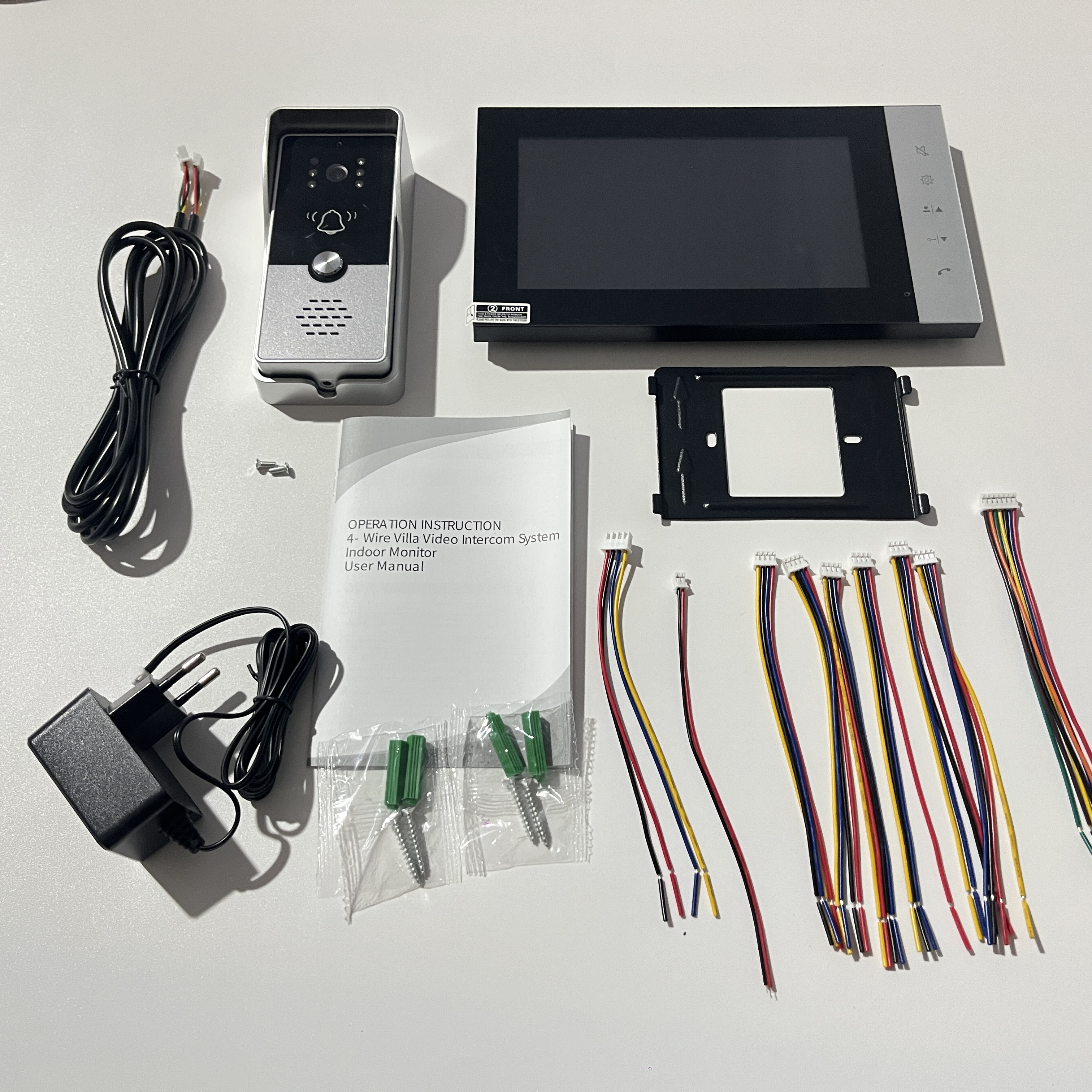 4 Wire 7 Inches Wired Video Do - Smart Doorbell Wired 리뷰 및 가격