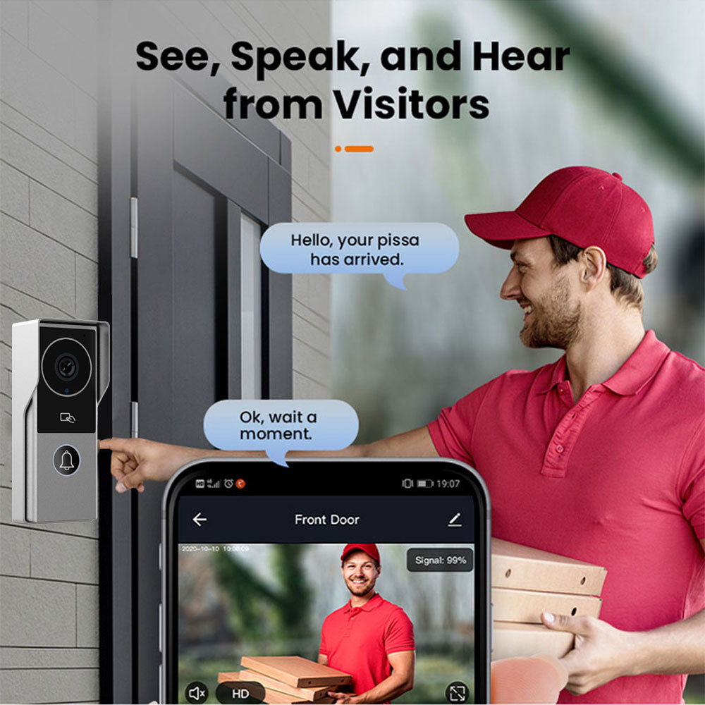 TUYA Wifi Video Doorbell 1080P - Smart Doorbell Wired 리뷰 및 가격
