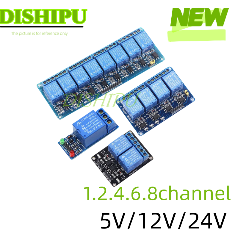 DC 5V 12V 24V 1 2 4 6 8 Channe - Relay 8 Channel Board 리뷰 및 가격
