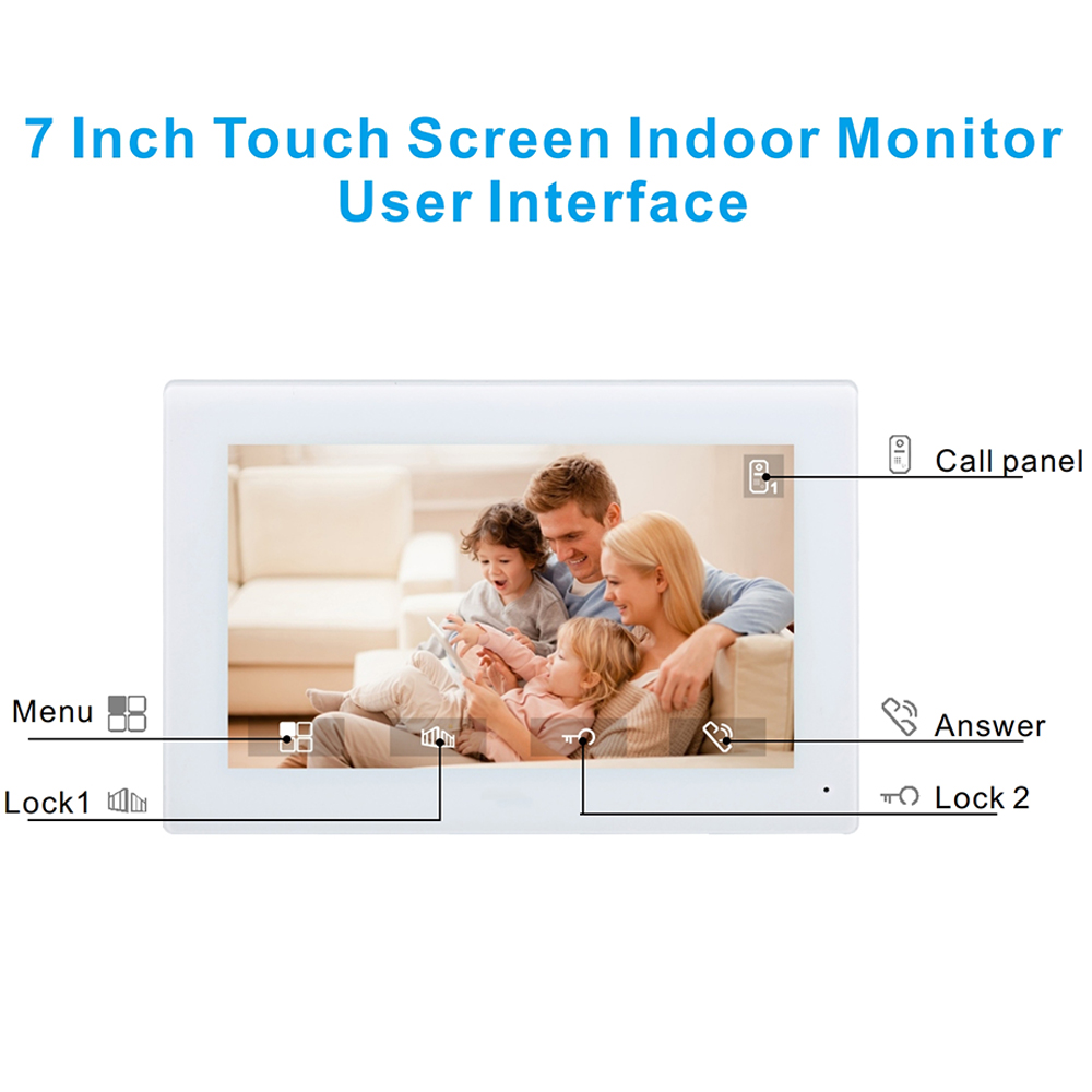 7inch Color Wired Video Interc - Smart Doorbell Wired 리뷰 및 가격