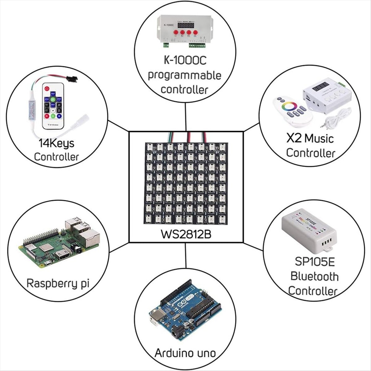 A36R WS2812B Dot Matrix Screen - Rgb Led Matrix 8X8 리뷰 및 가격
