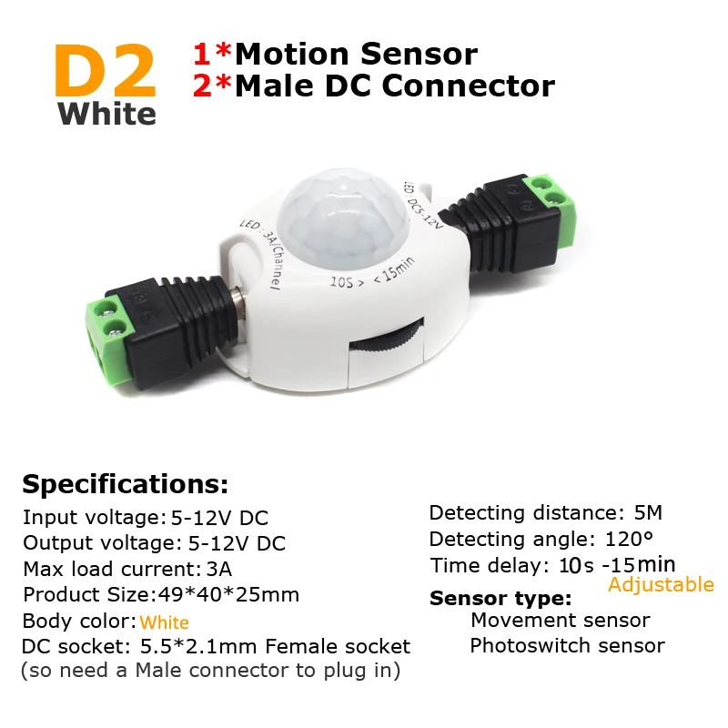 PIR Motion Sensor Switch 12V D - Motion Sensor Pir Wired 리뷰 및 가격