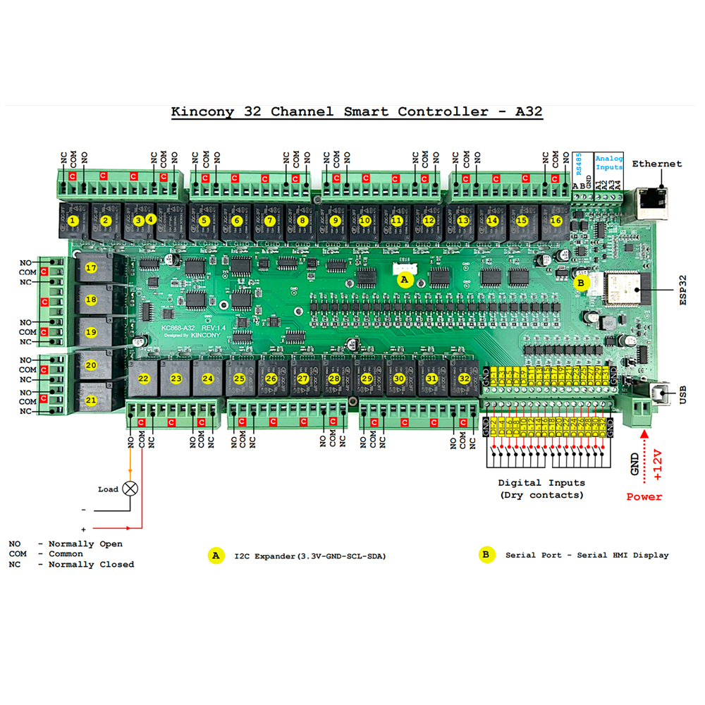 KC868-A32 ESP32 Wifi  RS232 US - Home Automation Arduino 리뷰 및 가격