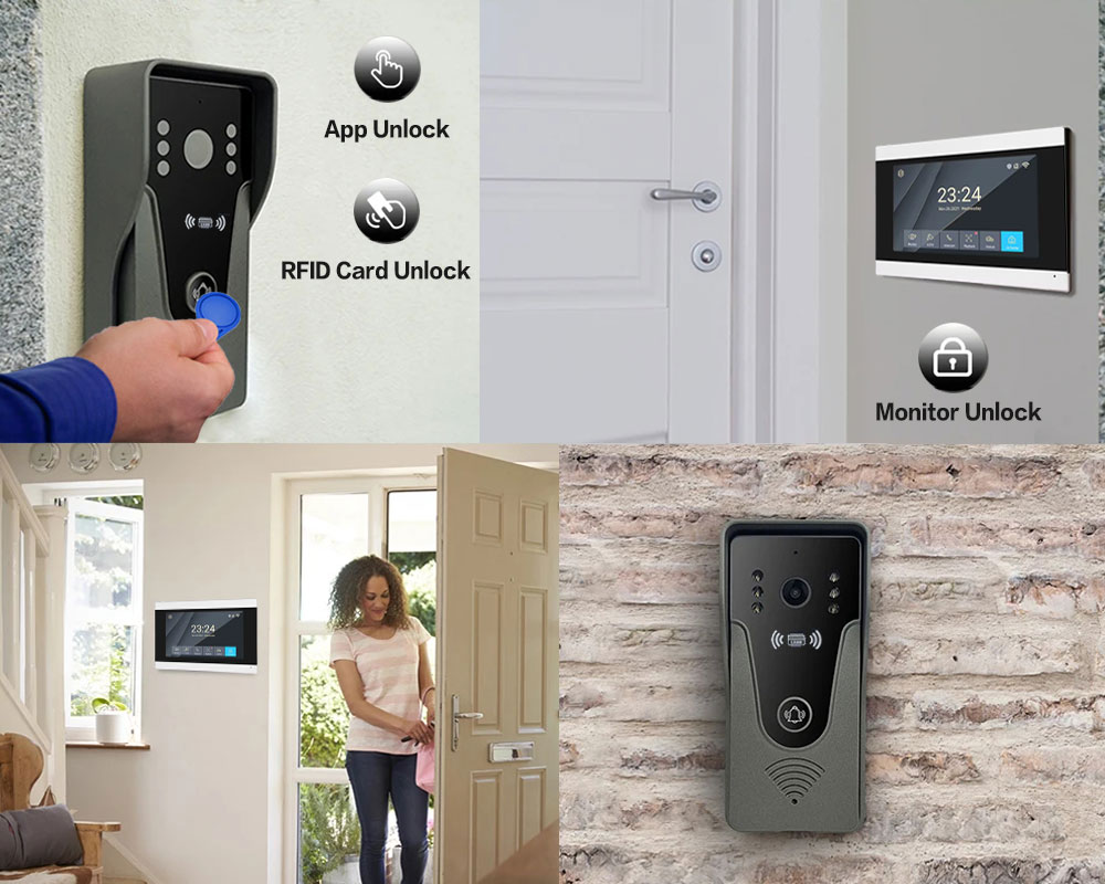 Tuya 1080P 7 Inch Color Touch  - Smart Doorbell Wired 리뷰 및 가격