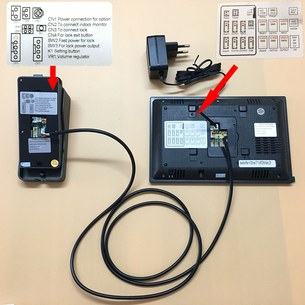 Tuya 1080P 7 Inch Color Touch  - Smart Doorbell Wired 리뷰 및 가격