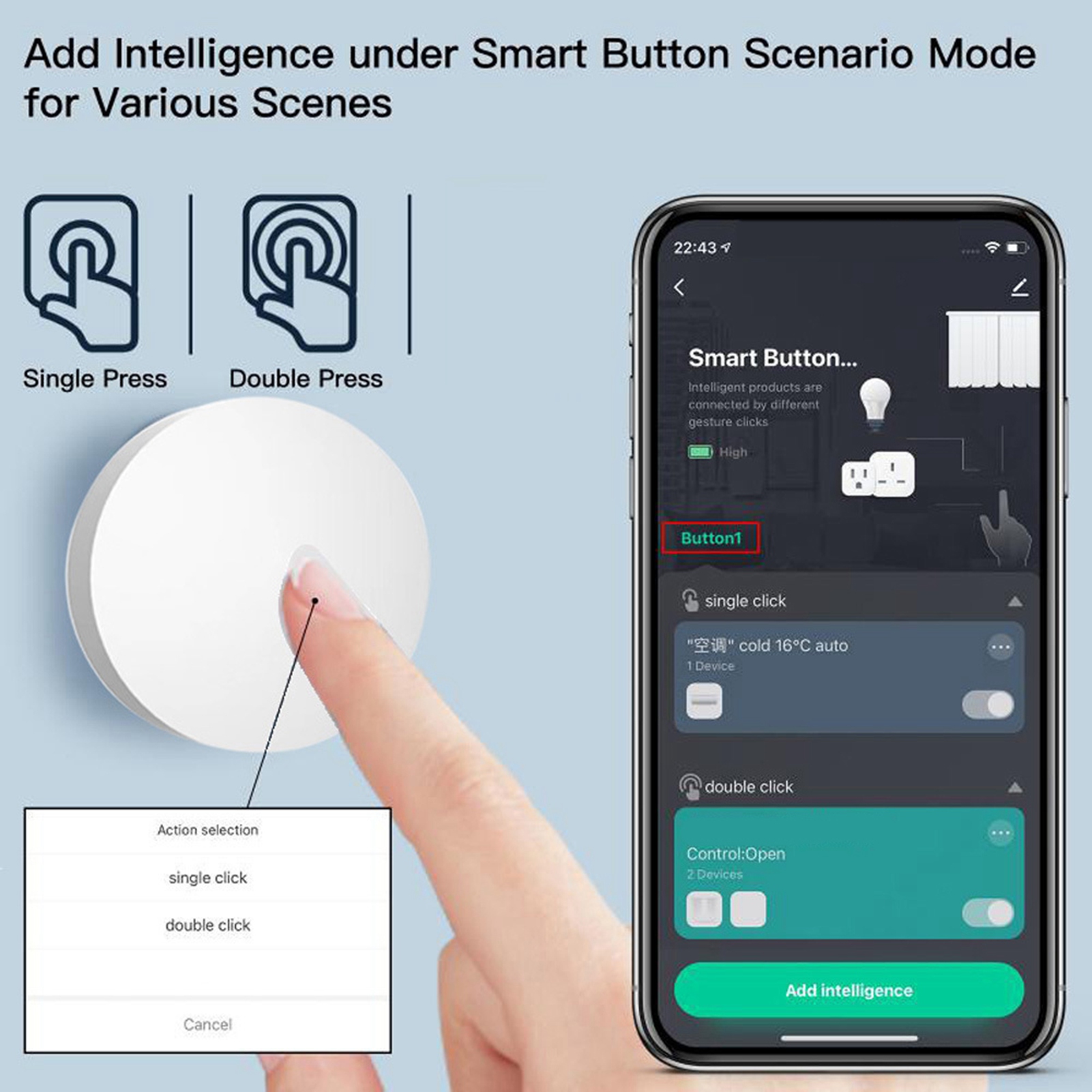 Zigbee Smart Knob Scene Switch - Diy Smart Home Automation Devices 리뷰 및 가격