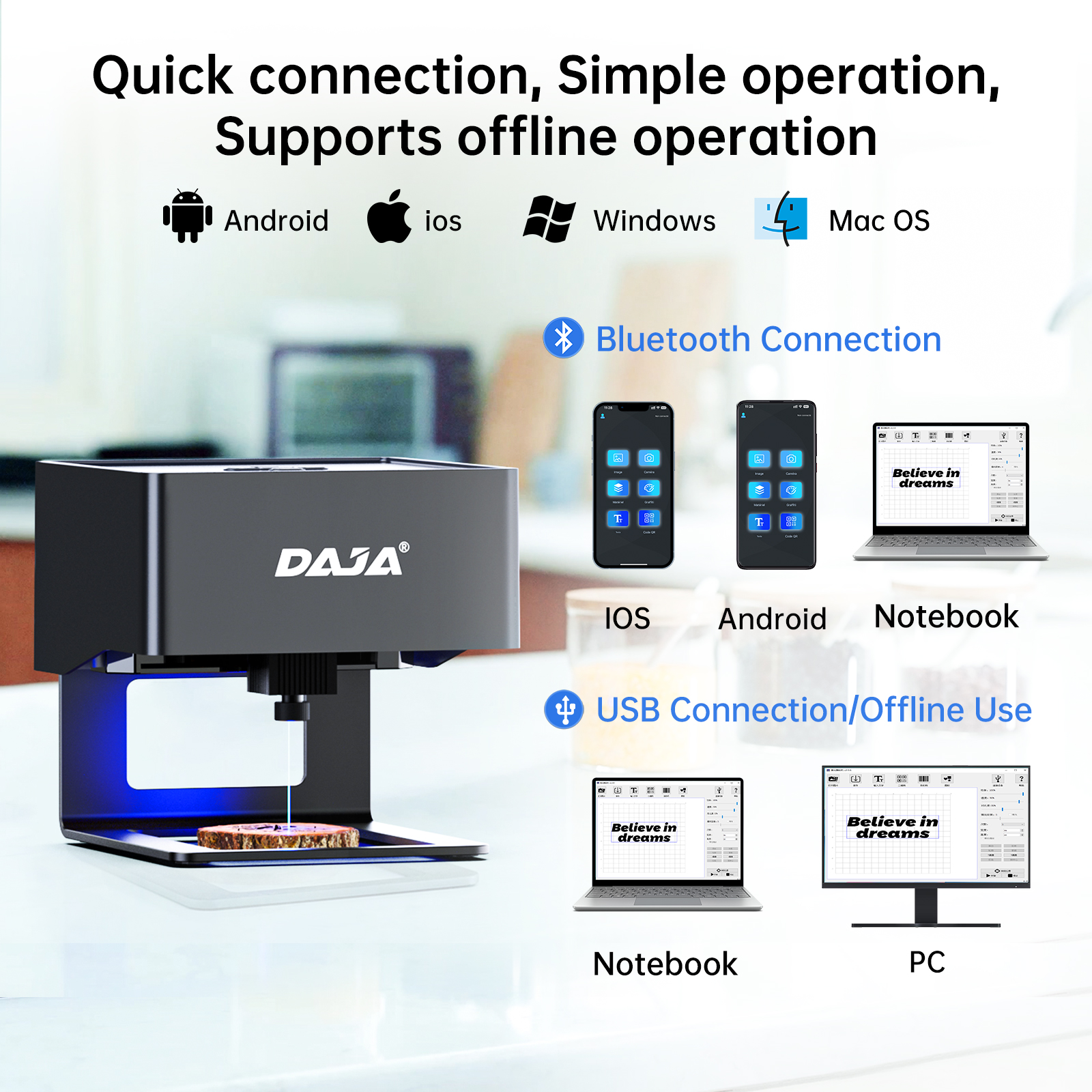 DAJA DJ6 Mini Portable Laser E - Diy Automation 리뷰 및 가격