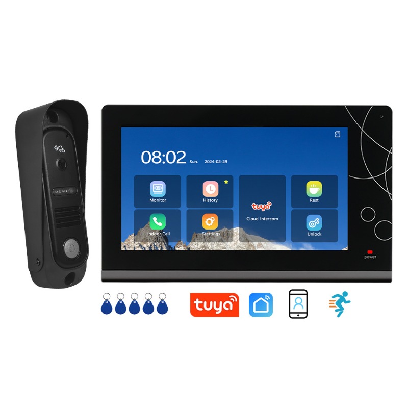 Smart Home 7 Inch WiFi Video D - Smart Doorbell Wired 리뷰 및 가격