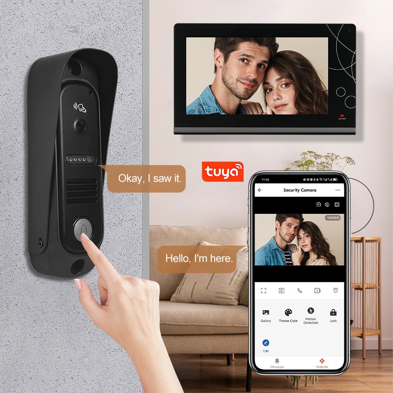 Smart Home 7 Inch WiFi Video D - Smart Doorbell Wired 리뷰 및 가격